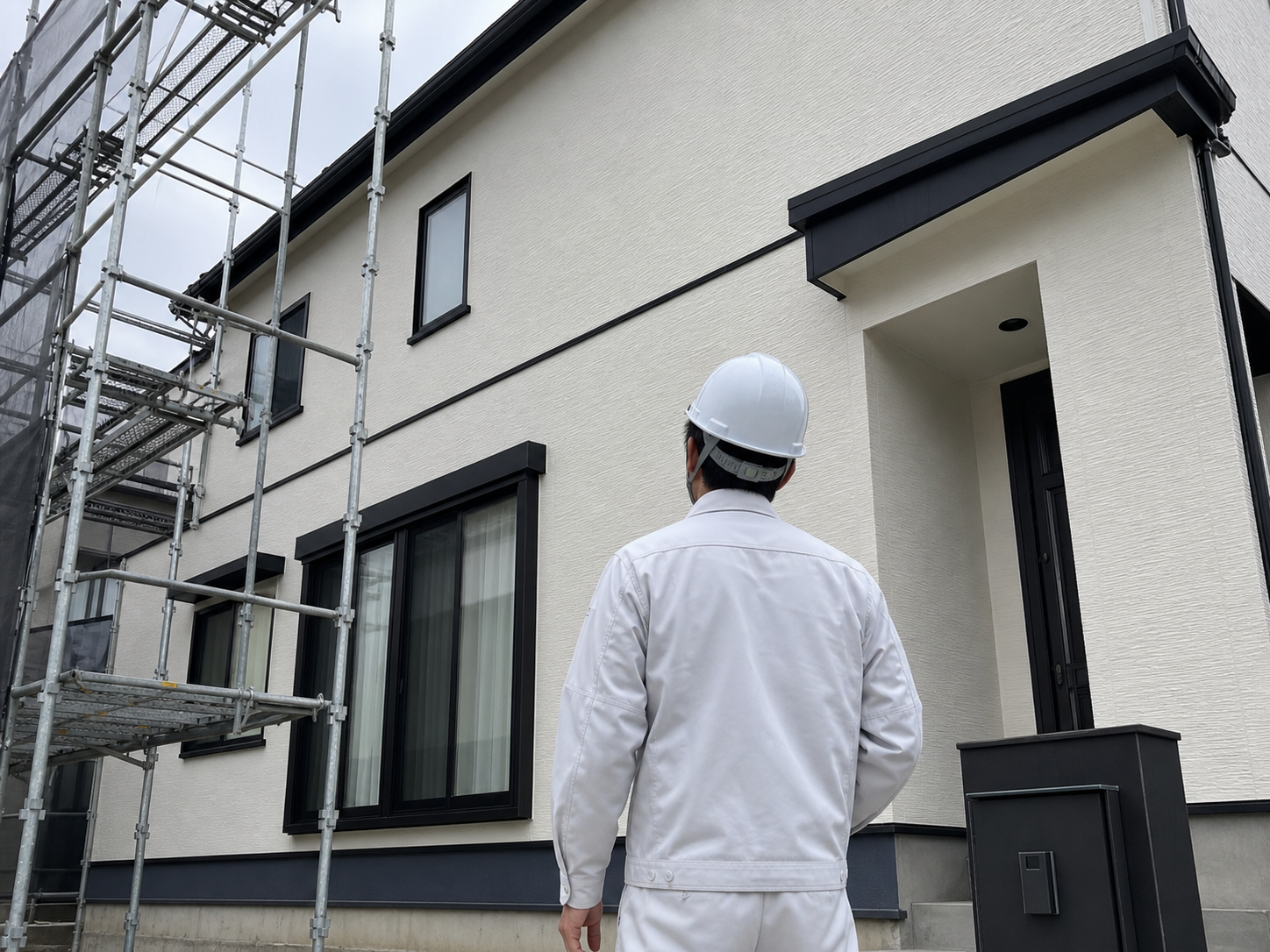 外壁塗装現場の参考イメージ